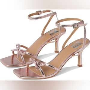 DV by Dolce Vita Metallic Pink Strappy Heels